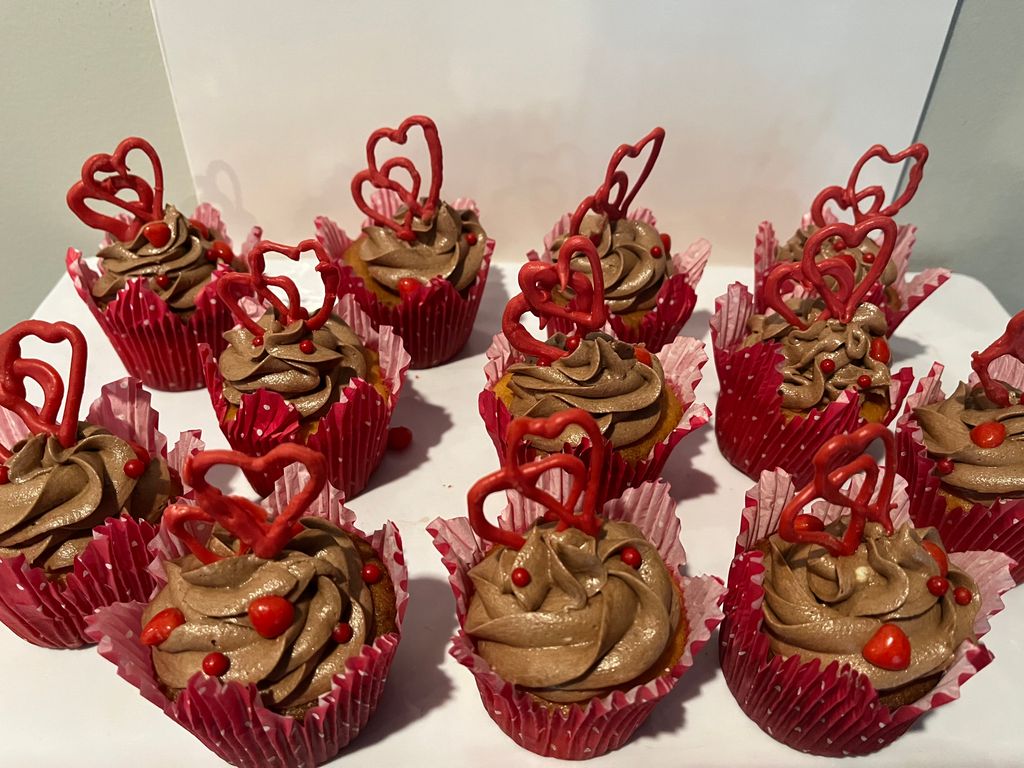 Chocolate Heart Valentine Cupcake 23